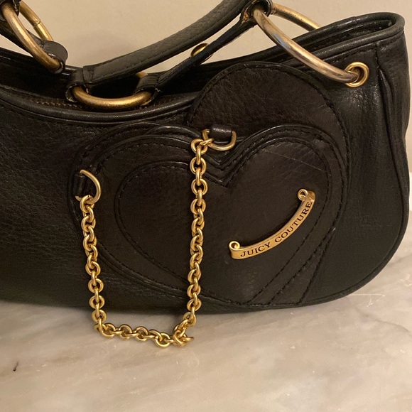 Juicy Couture Y2 K leather shoulder bag - Picture 4 of 15